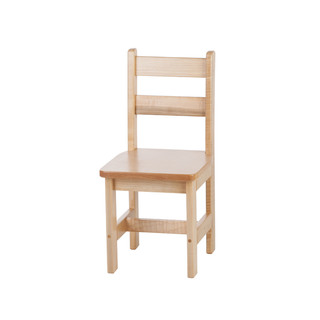 Children's REAL WOOD Square Seat Chair