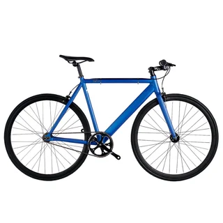 6KU Satin Navy Blue Aluminum Single-speed Urban Track Bike