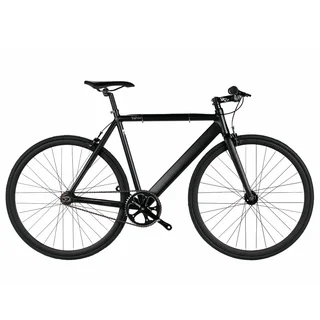 6KU Black Aluminum Single-speed Fixie Urban Track Bike