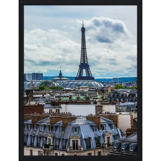 "Paris" Framed Plexiglass Wall Art