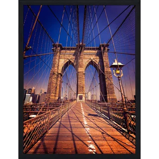 "Brooklyn Bridge 4" Framed Plexiglass Wall Art