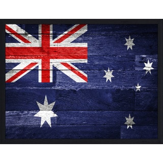 "Australia Flag" Framed Plexiglass Wall Art