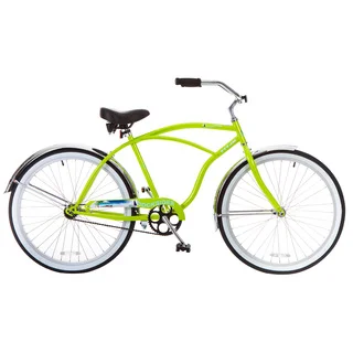 Docksider Men's Lime Green Beach Cruiser Bicycle (26 in.)