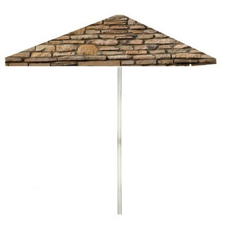 8-foot Rock Wall Patio Umbrella by Best of Times