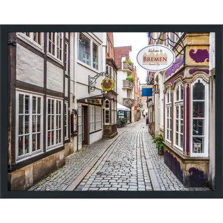 "Bremen" Framed Plexiglass Wall Art