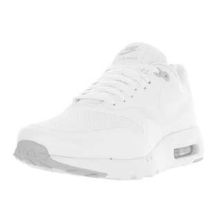 Nike Men's Air Max 1 Ultra Essential White/White/Pure Platinum Running Shoe
