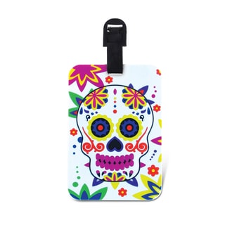 Puzzled Day of the Dead Luggage Tag