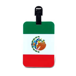 Puzzled Mexican Flag Luggage Tag