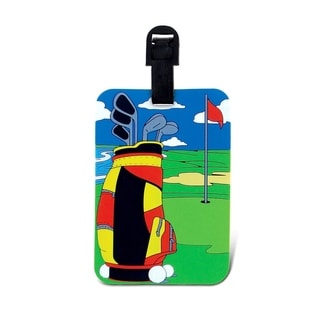Puzzled Golf Luggage Tag