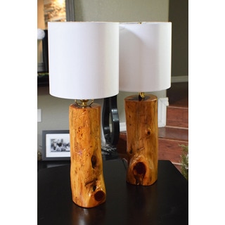 USA Made Ozark Cedar Lamp Set