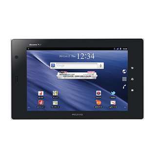 Docomo NEC N-06D Medias 7" Wi-Fi Waterproof Tablet - Black/Silver