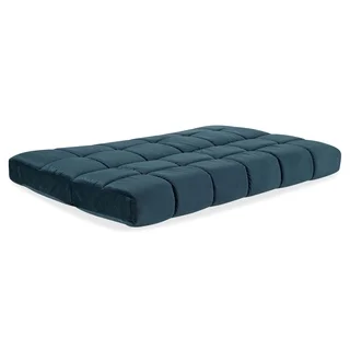 Simmons Beautyrest Full 8" Pannel Quilted Pocketed Coil Innerspring Futon in Biscuit