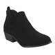 Yoki EE62 Women's Faux Suede Side-slit Pull-on Chunky Casual Ankle Booties - Thumbnail 0