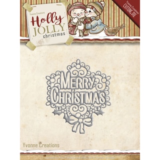Find It Trading Yvonne Creations Holly Jolly Die-Merry Christmas