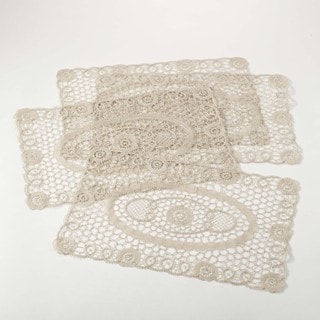 Lace Traycloth/Placemat Set of 4