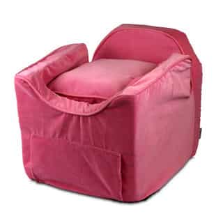 Snoozer Luxury Microsuede Lookout II Dog Pink Car Seat