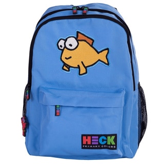 Ed Heck Little Fish Blue Polyester 13-inch Laptop Backpack