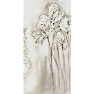 Hobbitholeco 'Flower Sketch III' 8.5 x 18.5-inch Canvas Wall Art