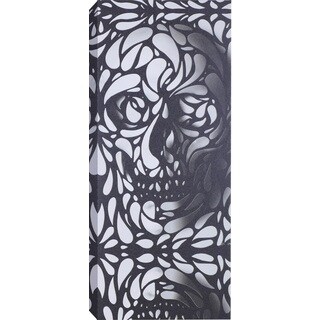 Hobbitholeco 'Skull' Abstract Pattern Wall Art (8 x 20)