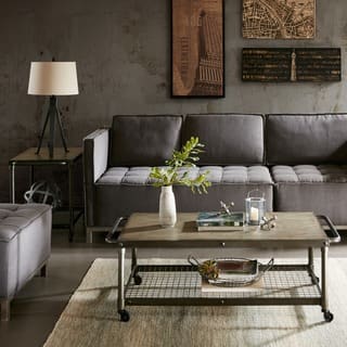 Madison Park Hugo Taupe Multi Coffee Table