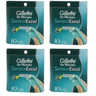 Gillette Women's Sensor Excel 10-Count Refill Blade Cartridges