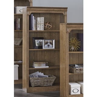 Cumberland Rustic Oak 60 Inch Open Bookcase