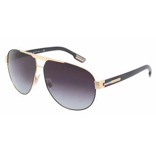 Dolce & Gabbana Mens DG2099 GYM 10818G Black Metal Cateye Sunglasses