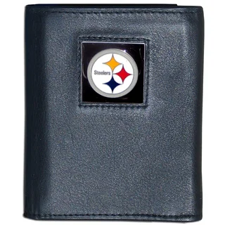 NFL Pittsburgh Steelers Leather Tri-fold Wallet