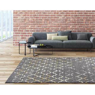 Persian Rugs Beverly Collection Morrocan Trellis Grey Area Rug (7'10 x 10'6)