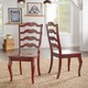 Eleanor French Ladder Back Wood Dining Chair (Set of 2) by TRIBECCA HOME