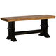 Eleanor Two-Tone Trestle Leg Wood Dining Bench by iNSPIRE Q Classic - Thumbnail 7