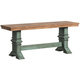 Eleanor Two-Tone Trestle Leg Wood Dining Bench by iNSPIRE Q Classic - Thumbnail 10