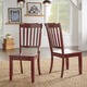 Eleanor Slat Back Wood Dining Chair (Set of 2) by iNSPIRE Q Classic - Thumbnail 4