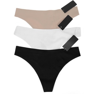 Seamless Thong Panties (Set of 3)