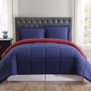 Truly Soft Everyday Reversible Down Alternative Mini 3-piece Comforter Set