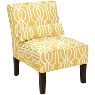 Skyline Furniture Sunshine Yellow Deco Barley Accent Chair