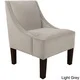 Skyline Furniture Velvet Fabric  Accent Chair - Thumbnail 2