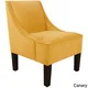 Skyline Furniture Velvet Fabric  Accent Chair - Thumbnail 6