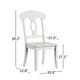 Eleanor Napoleon Back Wood Dining Chair (Set of 2) by TRIBECCA HOME