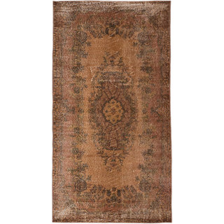 ecarpetgallery Color Transition Brown Wool Rug (3'10 x 7'1)