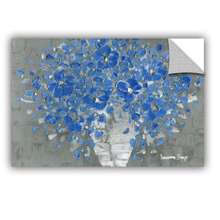 ArtAppealz Susanna Shaposhnikova's 'Blue Bouquet' Removable Wall Art Mural