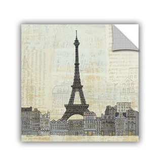 ArtAppealz Avery Tillmon's 'Eiffel Skyline 3' Removable Wall Art Mural