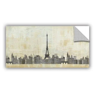 ArtAppealz Avery Tillmon's 'Eiffel Skyline 1' Removable Wall Art Mural