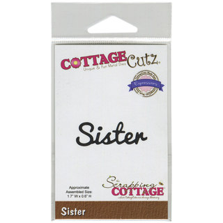 CottageCutz Expressions Die-Sister 1.7"X.6"