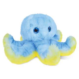 Puzzled Blue Octopus Super-soft Stuffed Plush 9.5-inch Cuddly Animal Toy