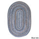 Wool Spacedye Oval Braided Rug (7' x 10') - Thumbnail 7