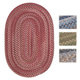 Wool Spacedye Oval Braided Rug (7' x 10') - Thumbnail 5
