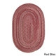 Wool Spacedye Oval Braided Rug (7' x 10') - Thumbnail 3
