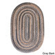 Wool Spacedye Oval Braided Rug (7' x 10') - Thumbnail 9