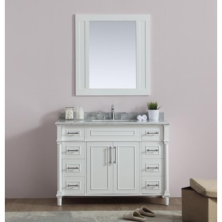 Continental Collection 48-inch Marble Top Single Sink Vanity